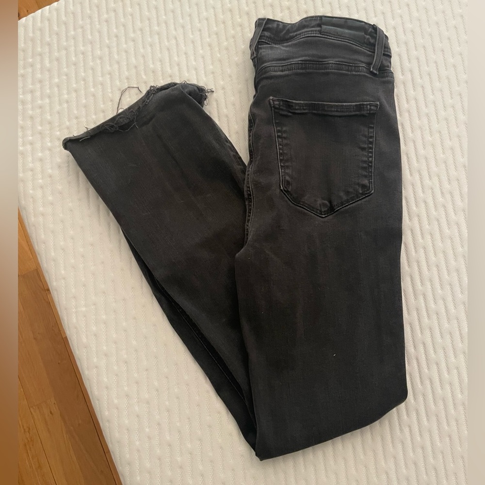 Paige Claudine jeans faded black size 28 (frayed bottoms)